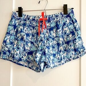 Lilly Pulitzer Shorts - elephant print with pockets
